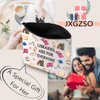 JXGZSO Librarian Cosmetic Bag Book Nerd Gift Libraries Are For