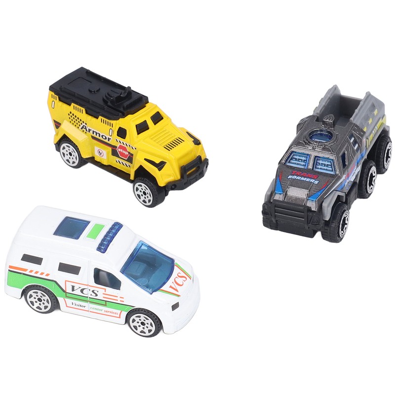 6pcs 1:64 Alloy Diecast Vehicle Model Simulated Exquisite Car Model