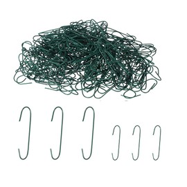 WYAN Pack of 300 Christmas Tree Baubles Baubles Metal Hooks for Christmas Tree Home Kitchen Party Decoration Anniversary Green
