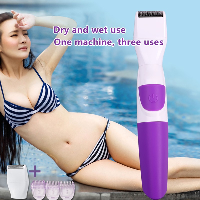2 in 1 Women Epilator Hair Removal Wet Dry Electric