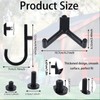20pcs Tool Hooks for Suncast/Craftsman, V & J Shape Storage