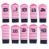 10 Pack Golf Iron Headcovers Striped Pattern with Iron Headcovers