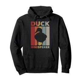 Retro Duck Water Bird - Vintage Duck Whisperer Pullover Hoodie