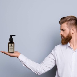 Arrison® Beard, beard shampoo 100 ml, made in Italy, cleans and moisturises the beard, improves its health and strengthens it, with a pleasant fragrance, gives shine and moisture