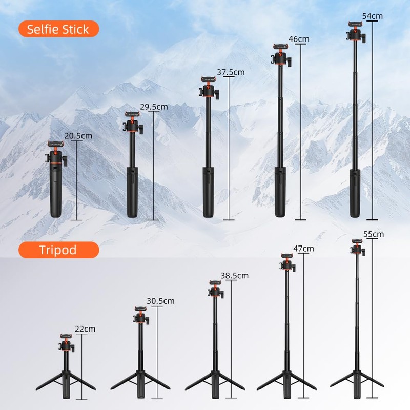 Mini Extension Rod for DJI Osmo Action 6/Osmo Nano Camera