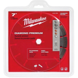 Milwaukee 49-93-7020 7 in. Diamond Premium Segmented Saw Blade Wet or Dry