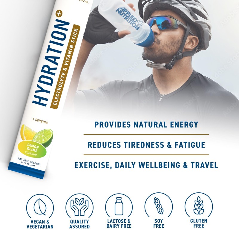 Applied Nutrition Hydration+ Sachets | Electrolyte Powder Mix | Rapid