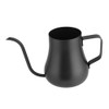 280mL Black Stainless Steel Drip Coffee Pot Gooseneck Long Mouth