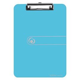 Herlitz Easy Orga To Go Clipboard, DIN A4, Transparent Blue