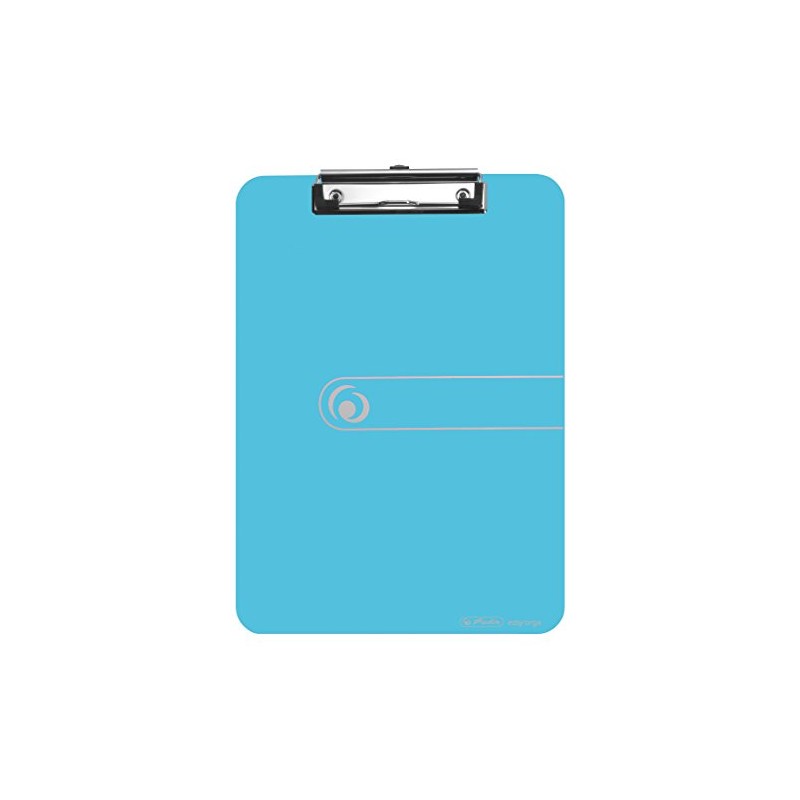 Herlitz Easy Orga To Go Clipboard, DIN A4, Transparent Blue