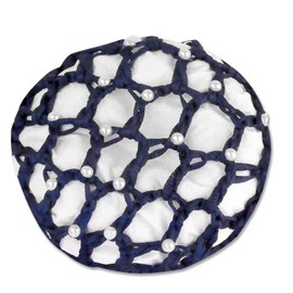 WALDHAUSEN Haarnetz mit Perlen, blau