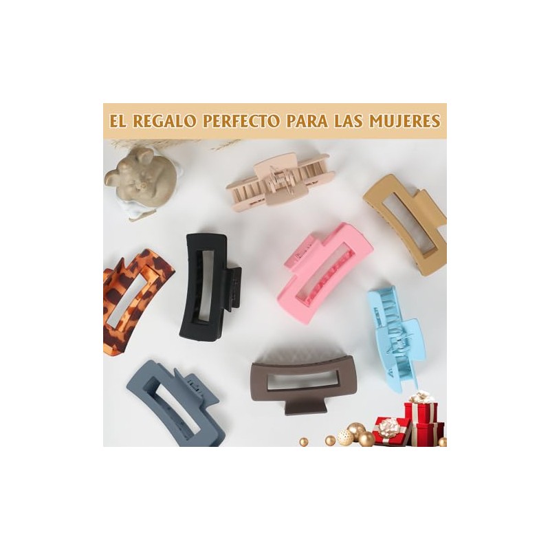 EUARD Broches Grandes para Cabello de 4.1 Pulgadas-Tamaño Regular