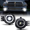 SHINEFIT LED Fog Lights Assembly wiht DRL Replacement for 2002-2008