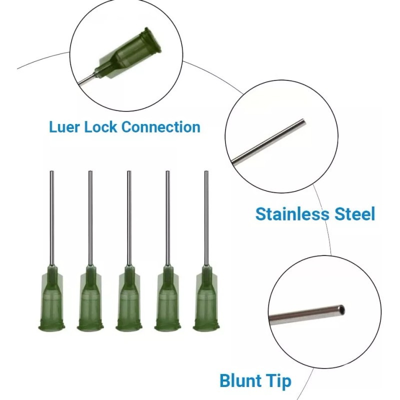 Unbranded Blunt Tip Needles 14G x 1" - Luer Lock