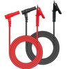 Multimeter Test Leads, Banana Plug to Alligator Clip Test Lead