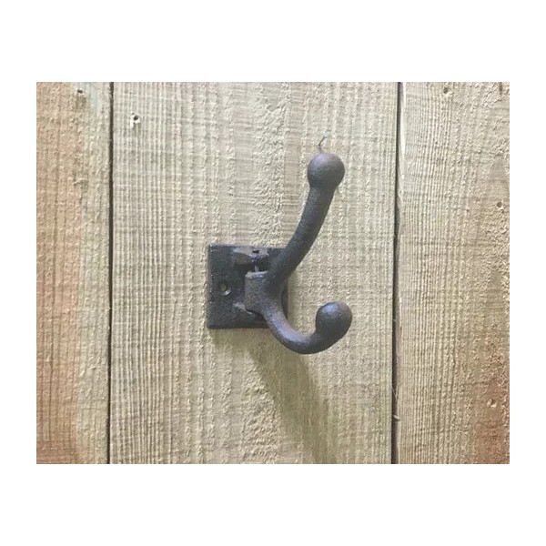 Unbranded CAST IRON Swivel Hook Set of 4 Wall Mount
