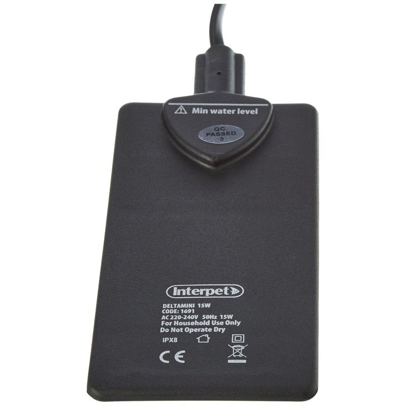 Interpet Delta Mini Nano Aquarium Heater 15 W - For