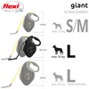 flexi Giant Black Edition L Dog Lead 8 m Strap
