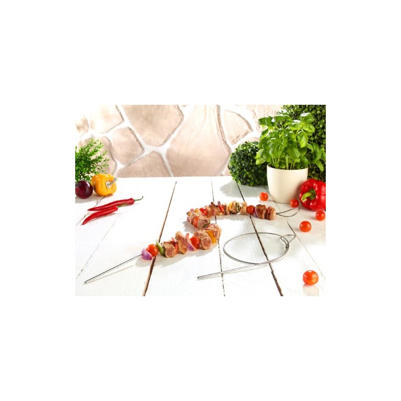 Rosenstein & Söhne Kebab Wire: Stainless Steel Kebab Wire, Set