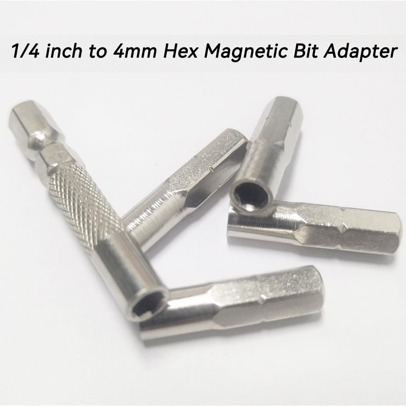 1/4 to 4mm Bit Adapter, Hex Screw Driver Bit Adapter