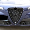 carpart2021 Carbon Fiber ABS Front V Shape Grille Trim Fit