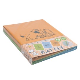 Nakabayashi FF-J8031-3PC Peanuts Flat File J A4S 3 Patterns (LG+SB+OR) Pack of 3