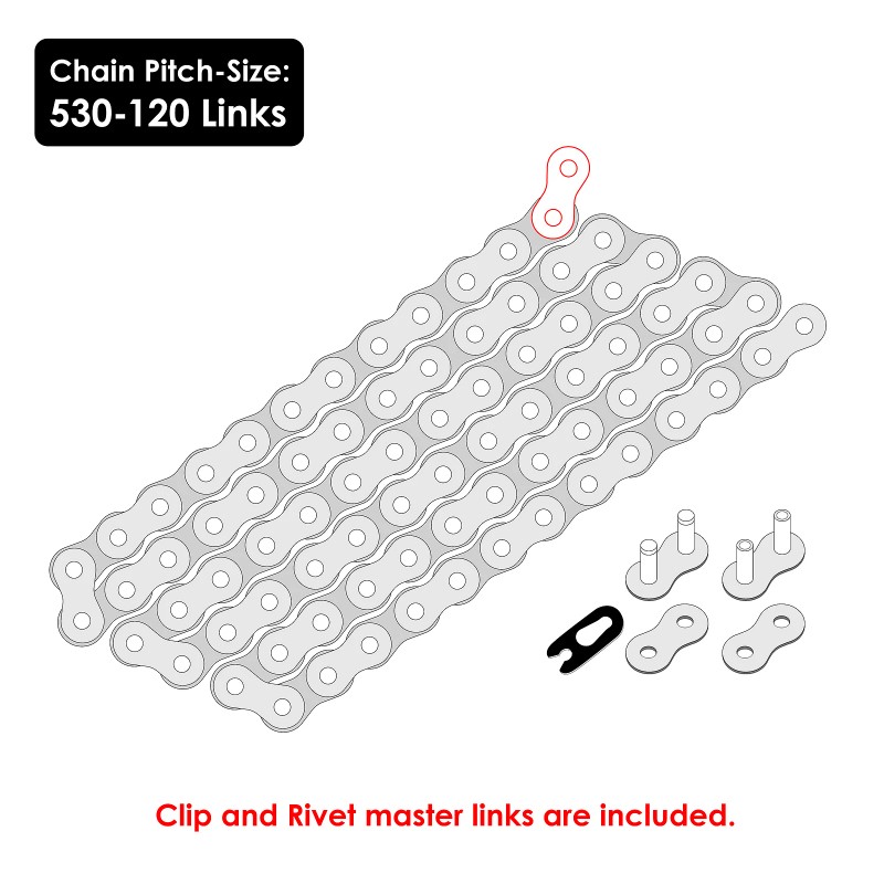 Caltric Drive Chain for Honda CBR929RR Fireblade 2000 2001