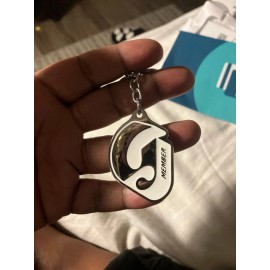 Glossier Brand New Glossier Membership Keychain In Store Exclusive