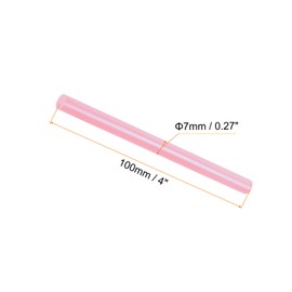 Rebower Hot Glue Sticks Mini Glue Hot Melt Glue Gun Sticks for Arts Crafts DIY Card Making - 7mm x 100mm Pink 12pcs