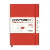 LEUCHTTURM1917 367768 Weekly Calendar & Notebook Softcover Medium (A5) 2024,