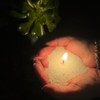 Niceme Snow Pearled Candles - 12Oz Customized Powdered Candle Sand