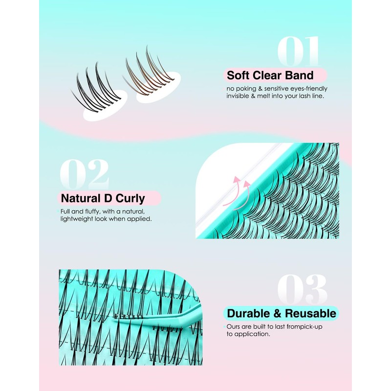 Lash Clusters Mascarer Wispy Natural Cluster Eyelash Extensions