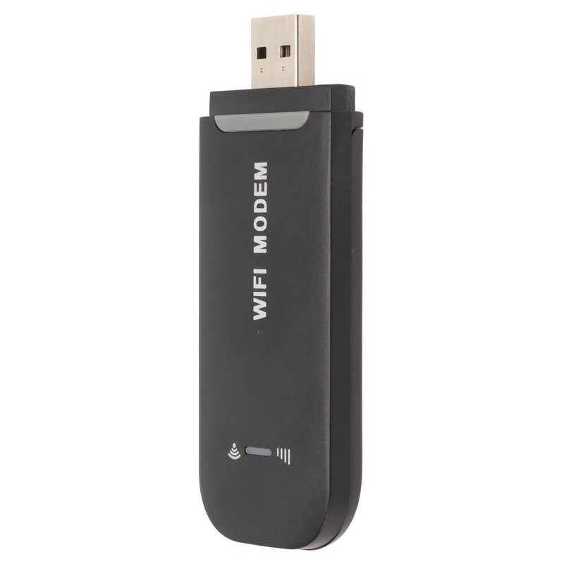 4G WiFi Router Black Up to 10 Users Stable Easy