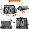 OPUX Soft Cooler Bag, Insulated Collapsible Lunch Cooler Tote for