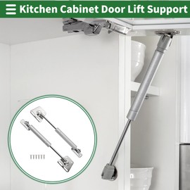 Motoforti Universal Lift Supports Struts Gas Spring 7inch/180mm 7Ib/ 30N/ 3kg Carbon Steel Silver Tone 2 Set