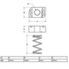 uxcell M6 304 Stainless Steel Strut Spring Channel Nuts 10