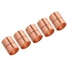 TA-VIGOR 1/2 Inch ID Straight Copper Coupling, 5PCS Welding Joint