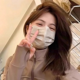 V-Line Face-Slimming Look Mask for Women - Morandi Butterfly Design One Size / "Pearl White" - 10 Individually Packaged 50ea