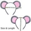 Delfd Mouse Ears Headband Hairband for Face Wash Makeup Beauty,