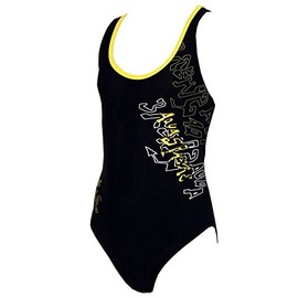 Aqua Sphere Saturn Girls Black Costume 4Y