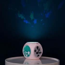 bblüv - Kübe - Sound Activated Soothing Musical Night Light with Colorful Projection