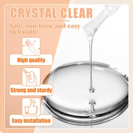 HiLemon Nail Rhinestone Glue Gel, Nail Gem Glue for Nail Art, Clear Adhesive for Small Diamonds Gems Crystals trinkets, Gift for Girls, UV/LED lamp Needed (Strong Adhesive Gel, 15ml)