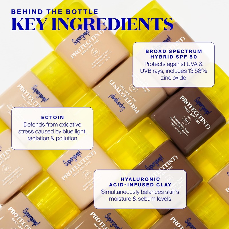 Tinte Para La Piel Supergoop! Protec (tinte) Daily Spf 50