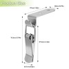 4 Pack 90 Degree Hook Lock Bolt 304 Stainless Steel