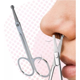 May Tijera Bigotera Corta Bigote Y Bello Nasal Sin Punta