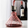 Cooko Wine Decanter, Built-in Bubbler Wine Pourer Wine Carafe,Red Wine