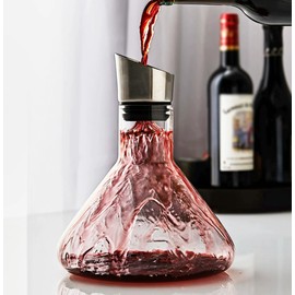 Cooko Wine Decanter, Built-in Bubbler Wine Pourer Wine Carafe,Red Wine Decanter With Aerator, Wine Gift, Wine Accessories.