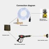 Downstream Injector Adjustable Chemical Injector Kit for Pressure Washer 5000PSI