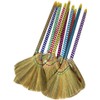 (2 Packs) Vietnamese Straw Brooms - 40" Indoor Brooms with
