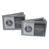 Leatherboss Set of 2 Heavy Duty Vinyl 6 Pages Bifold